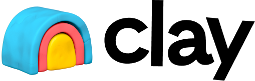 Logo de Clay, la plataforma de datos y orquestación GTM