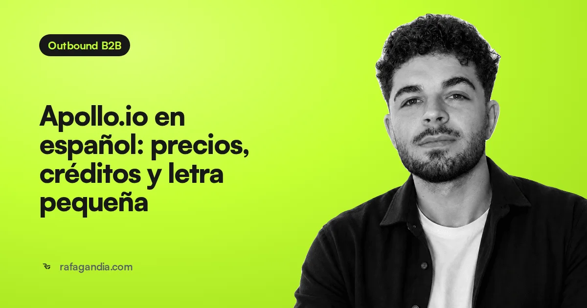 Apollo.io en español: precios, créditos y letra pequeña